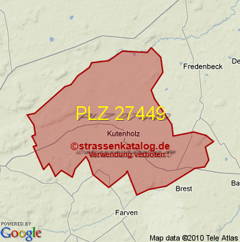 Postleitzahl 27449