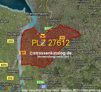 Postleitzahl 27612