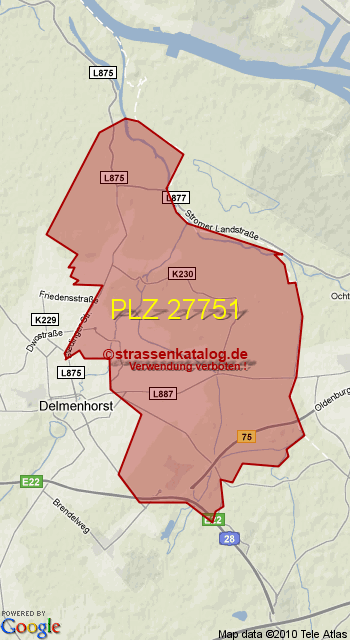 Postleitzahl 27751