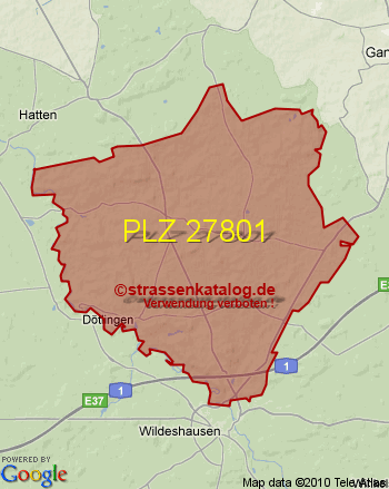 Postleitzahl 27801