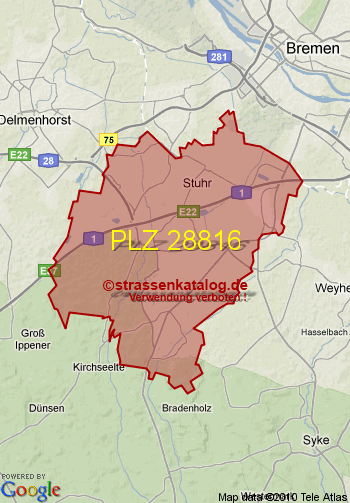 Postleitzahl 28816