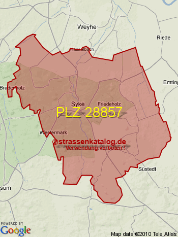 Postleitzahl 28857