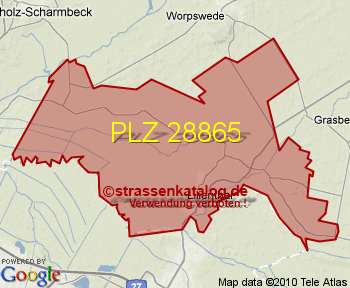 Postleitzahl 28865