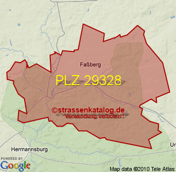 Postleitzahl 29328