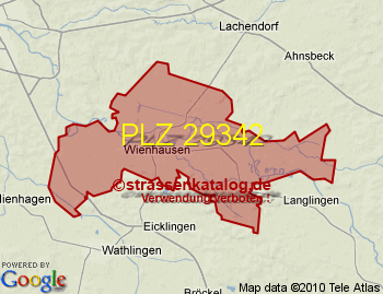 Postleitzahl 29342