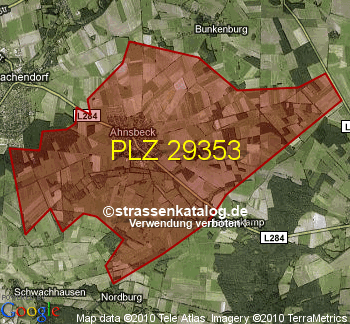 Postleitzahl 29353