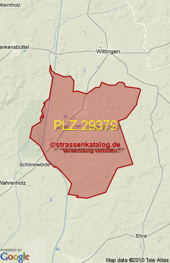 Postleitzahl 29379