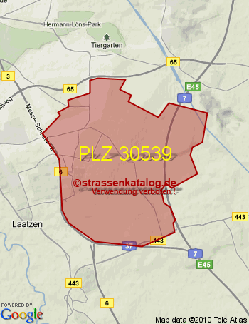 Postleitzahl 30539