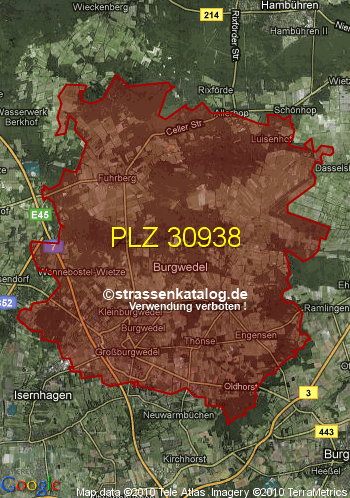 Postleitzahl 30938