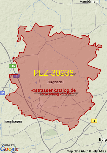 Postleitzahl 30938