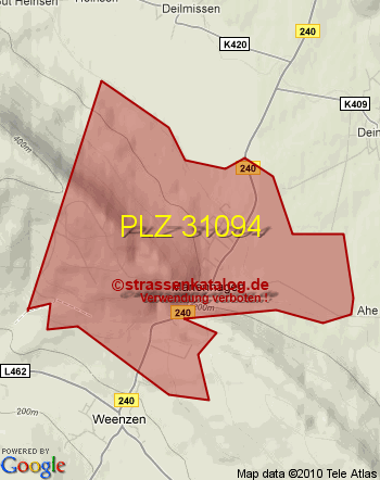 Postleitzahl 31094