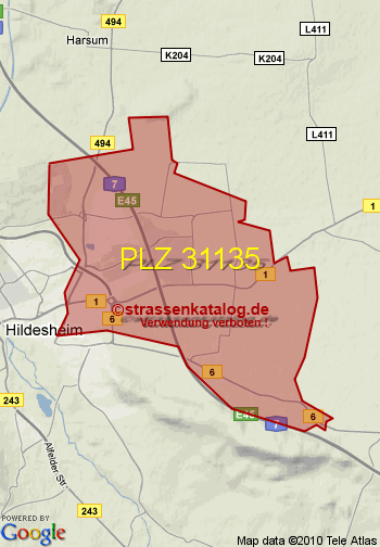 Postleitzahl 31135