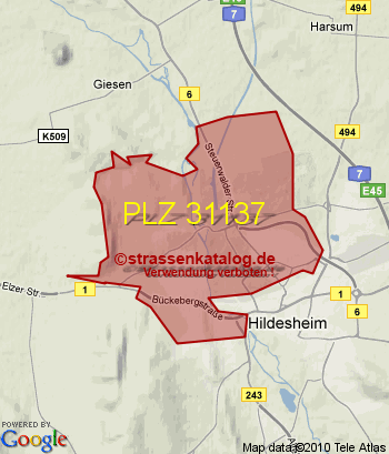 Postleitzahl 31137