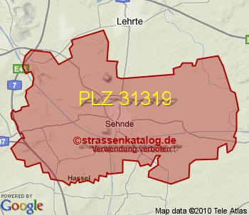 Postleitzahl 31319