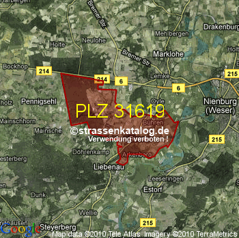 Postleitzahl 31619