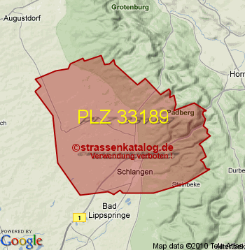 Postleitzahl 33189