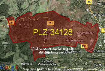 Postleitzahl 34128