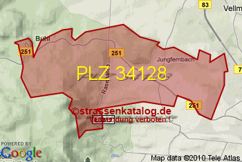 Postleitzahl 34128