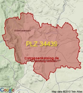 Postleitzahl 34439