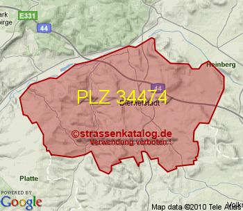 Postleitzahl 34474