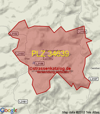 Postleitzahl 34639