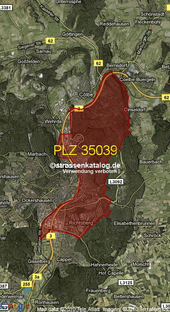 Postleitzahl 35039