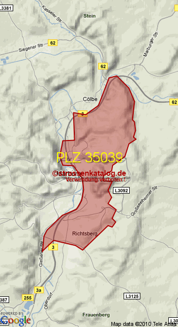 Postleitzahl 35039