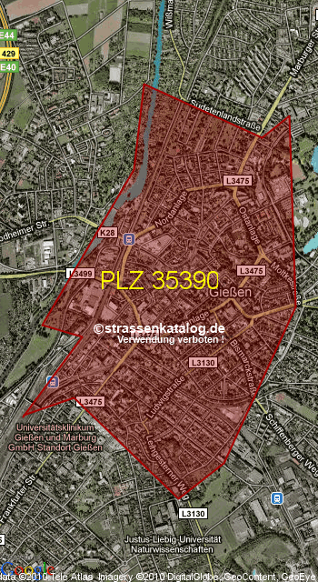 Postleitzahl 35390