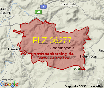 Postleitzahl 36277