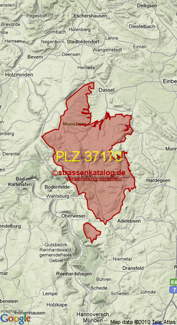 Postleitzahl 37170