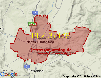 Postleitzahl 37176