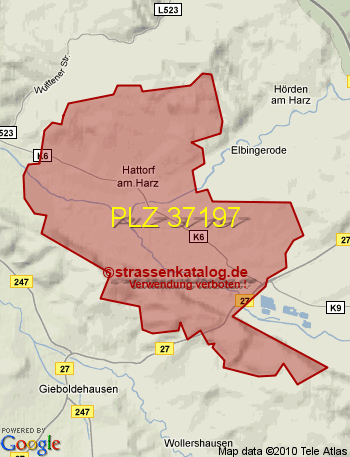 Postleitzahl 37197