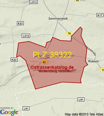 Postleitzahl 38322