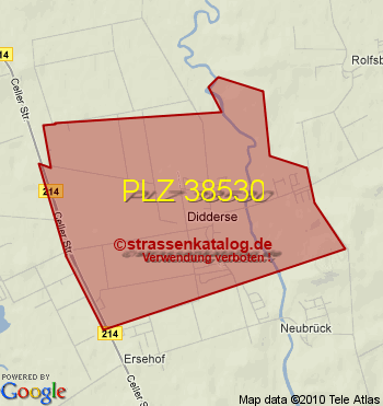 Postleitzahl 38530