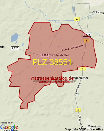 Postleitzahl 38551