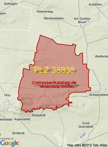 Postleitzahl 38838