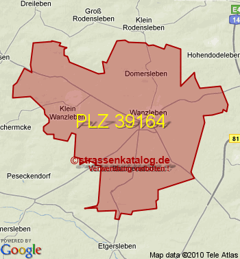 Postleitzahl 39164