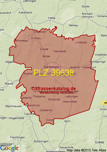 Postleitzahl 39638