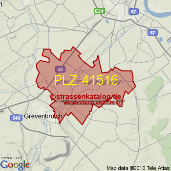 Postleitzahl 41516