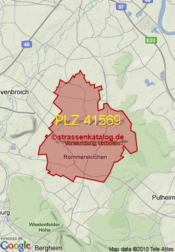 Postleitzahl 41569