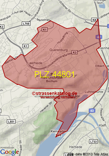 Postleitzahl 44801