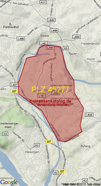 Postleitzahl 45277