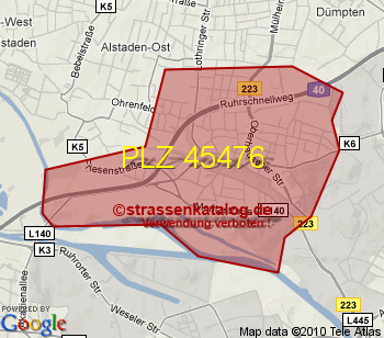 Postleitzahl 45476