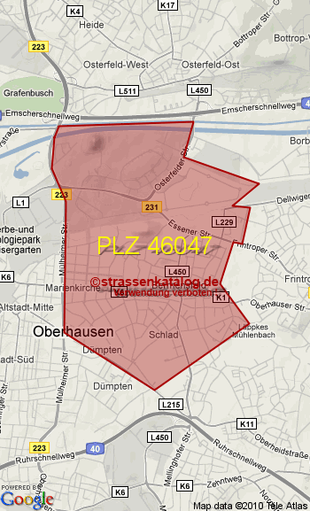 Postleitzahl 46047