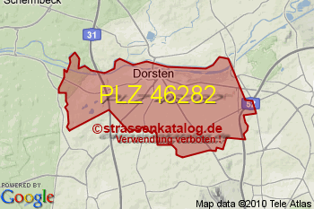 Postleitzahl 46282