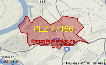 Postleitzahl 47166