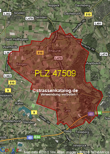 Postleitzahl 47509