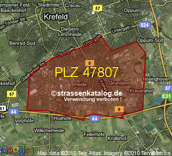 Postleitzahl 47807