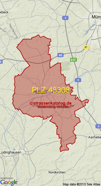 Postleitzahl 48308