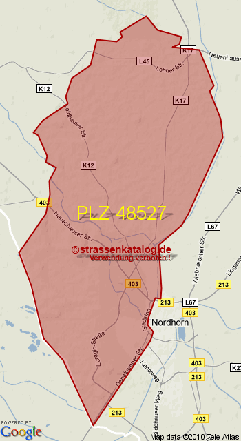 Postleitzahl 48527